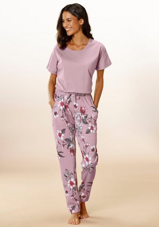 Vivance Dreams Pyjama (2 tlg) mit Blumendruck von Vivance Dreams