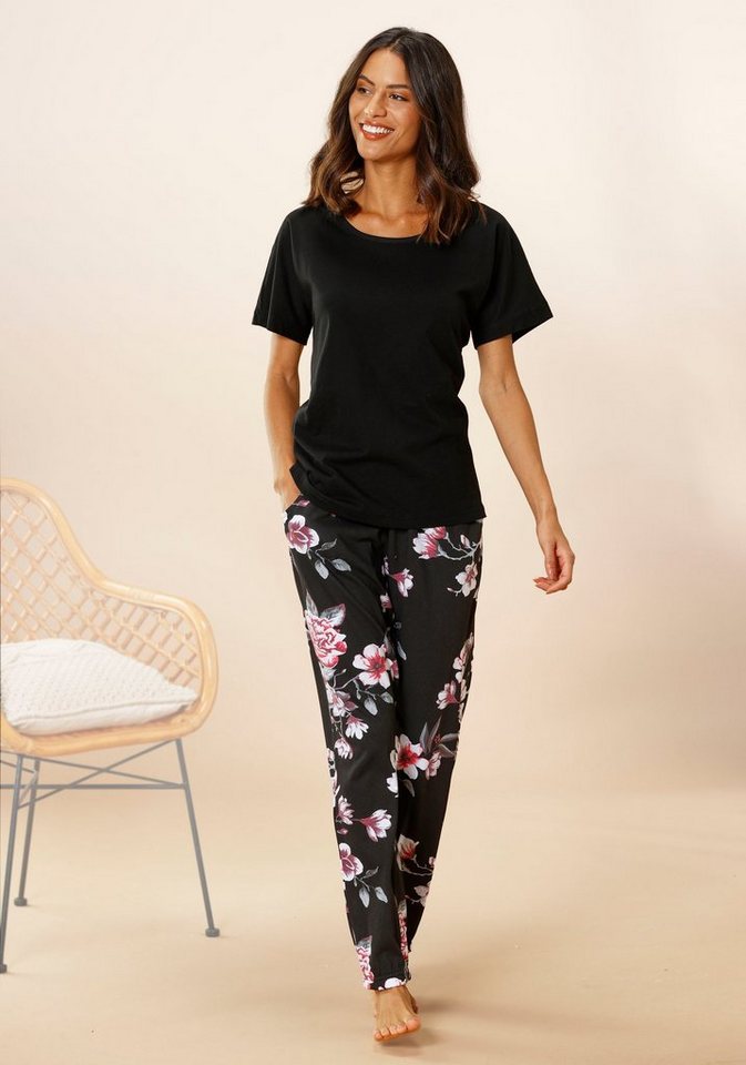 Vivance Dreams Pyjama (2 tlg) mit Blumendruck von Vivance Dreams