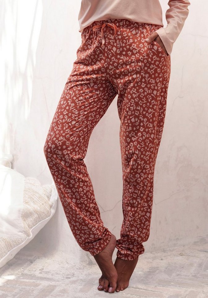 Vivance Dreams Pyjamahose mit Samtband am elastischen Tunnelzugbund von Vivance Dreams