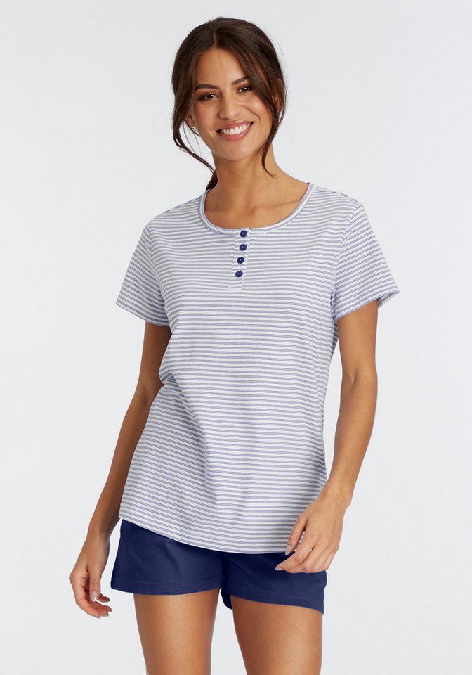 Vivance Dreams Shorty (Set, 2 tlg) mit garngefärbten Streifen von Vivance Dreams