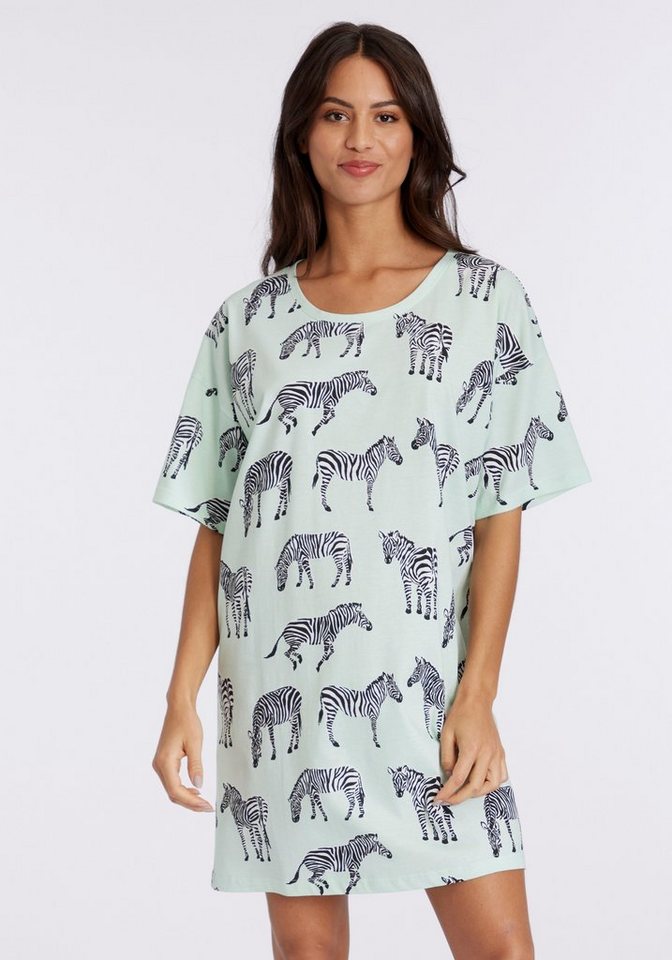 Vivance Dreams Sleepshirt mt Animal Alloverprint von Vivance Dreams