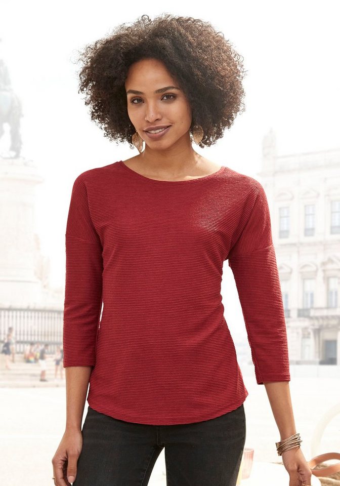 Vivance 3/4-Arm-Shirt aus strukturierter Qualität von Vivance