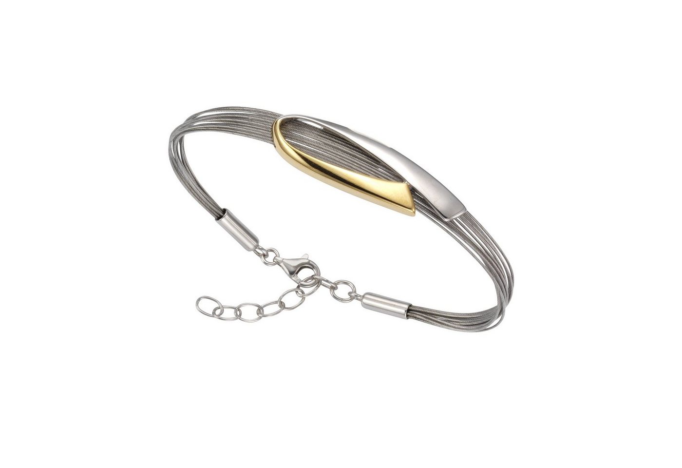 Vivance Armband 925/- Sterling Silber bicolor von Vivance