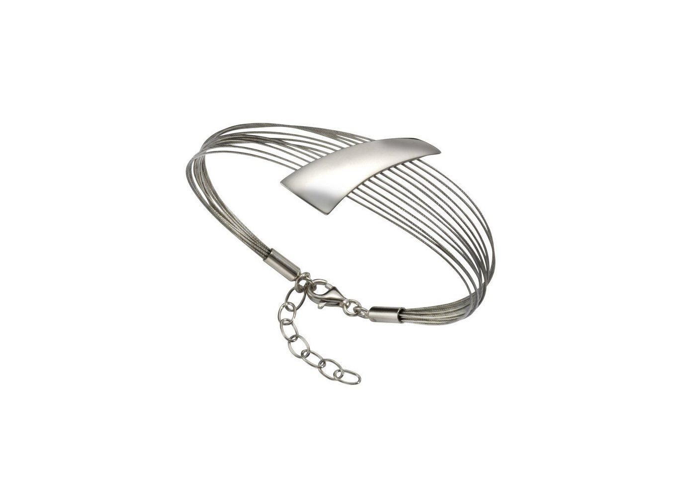 Vivance Armband 925/- Sterling Silber rhodiniert + Stahl von Vivance