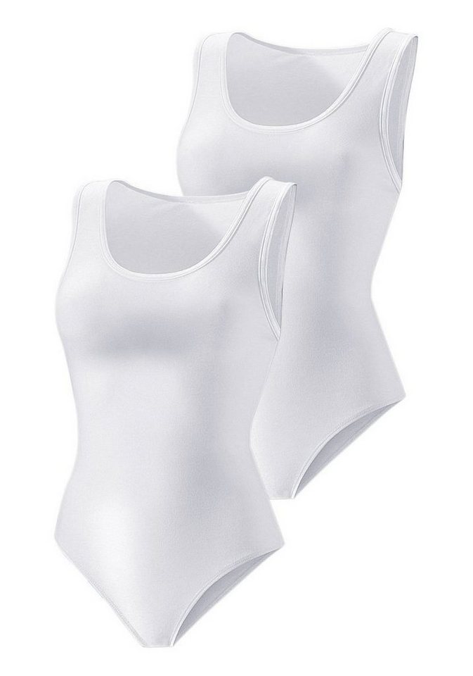 Vivance Shirtbody (2er-Pack) aus elastischer Baumwoll-Qualität von Vivance