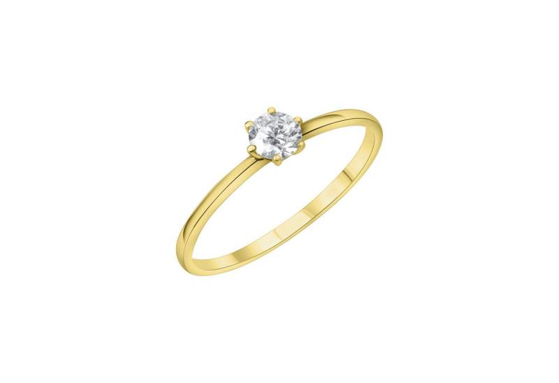 Vivance Fingerring 375/- Gelbgold Zirkonia von Vivance