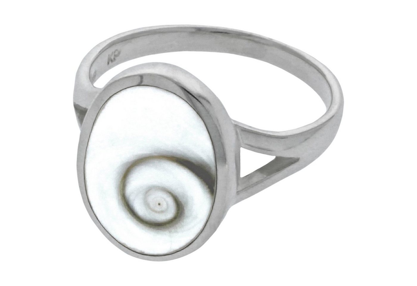 Vivance Fingerring 925 Silber mit Muschel weiß von Vivance