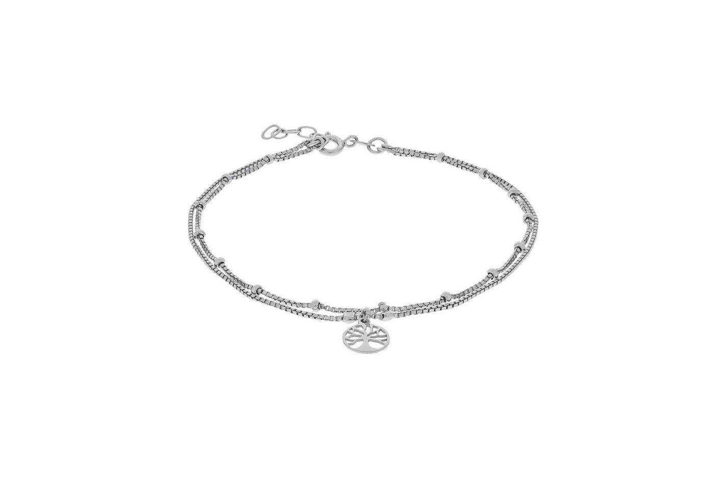 Vivance Fußkette 925/- Sterling Silber rhodiniert Lebensbaum von Vivance