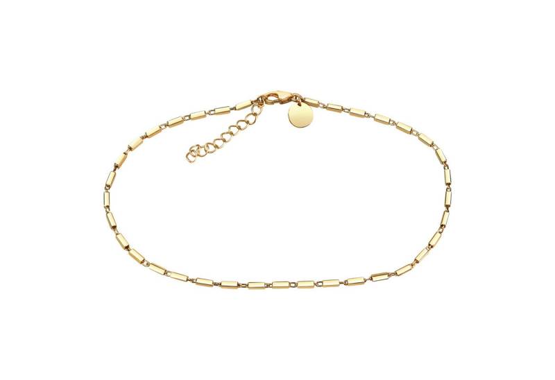Vivance Fußkette 925/- Sterling Silber vergoldet Stäbchen von Vivance