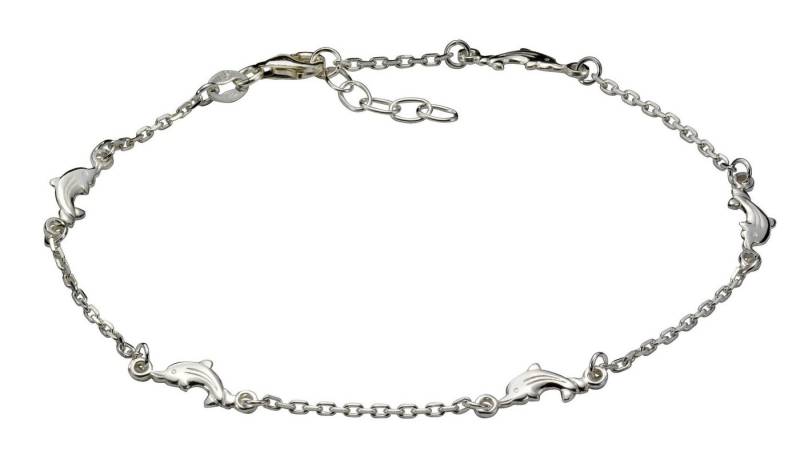 Vivance Fußkette 925 Silber rhodiniert Motiv Delfine von Vivance