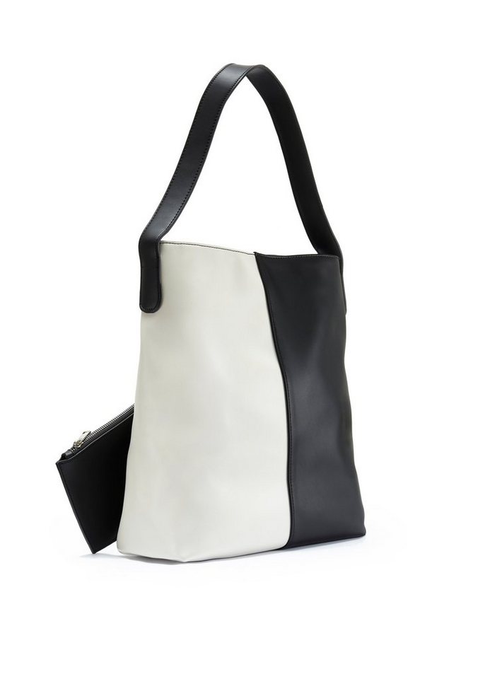 Vivance Shopper (2-tlg), colourblocking mit kleiner Innentasche, Handtasche, Schultertasche von Vivance