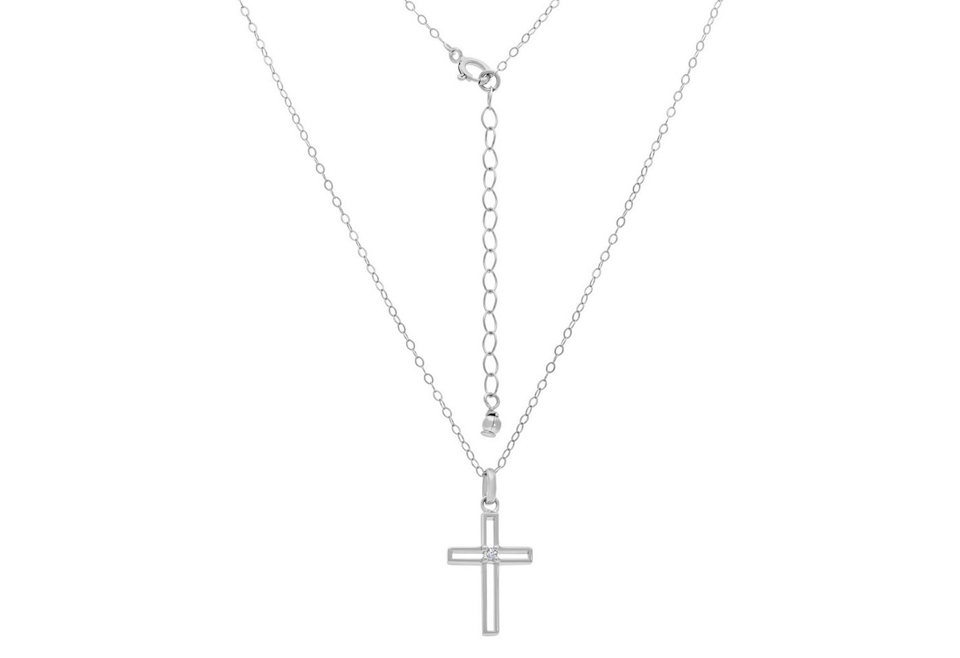 Vivance Kette mit Anhänger cross pendant von Vivance