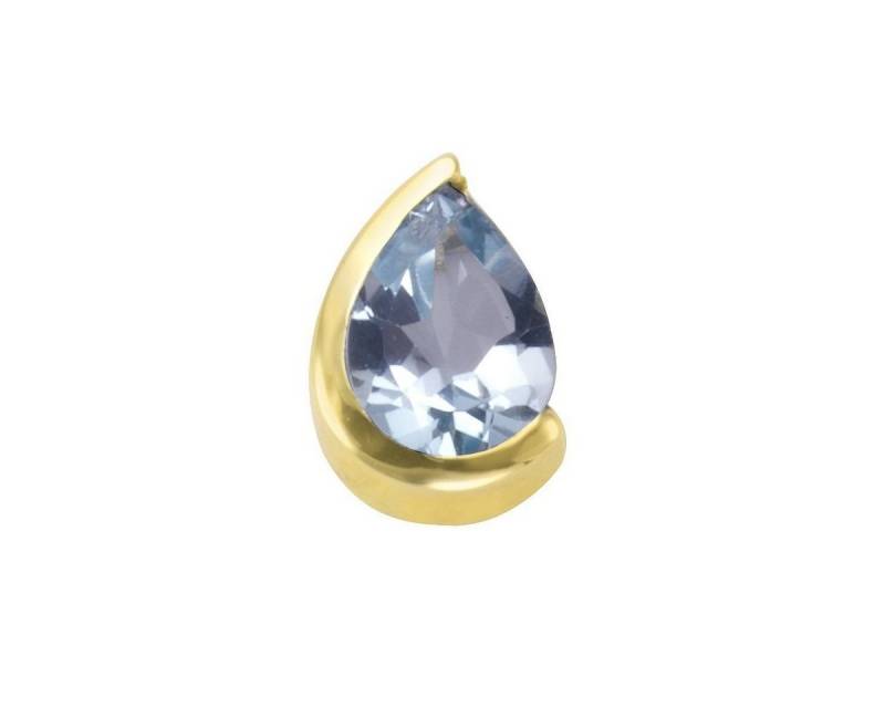 Vivance Kettenanhänger 585/- Gelbgold glanz Blautopas von Vivance