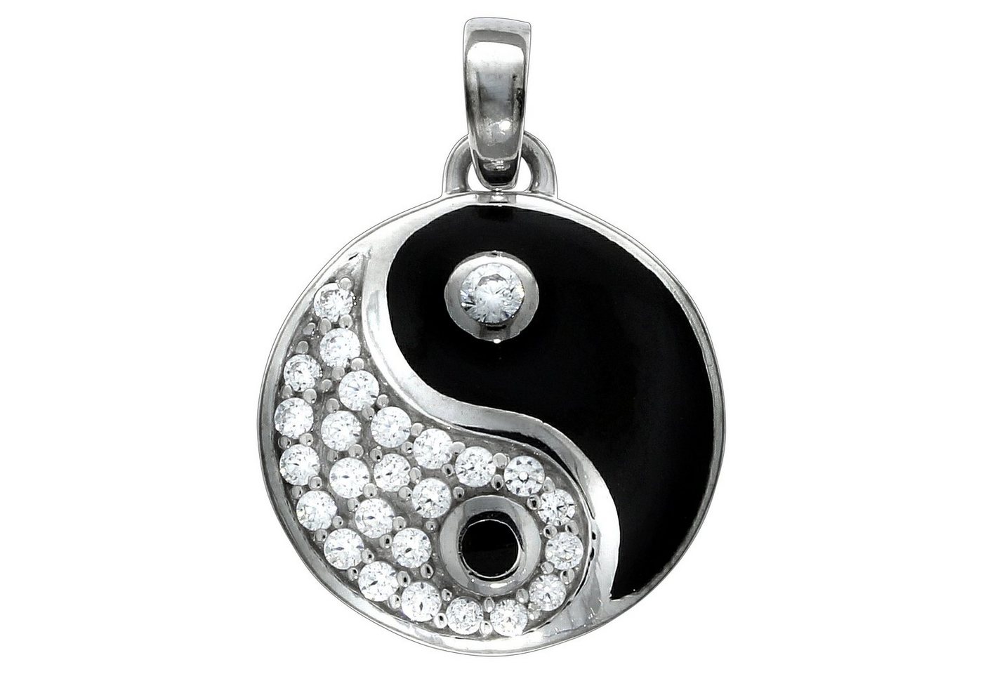 Vivance Kettenanhänger 925/- Sterling Silber Ying Yang von Vivance