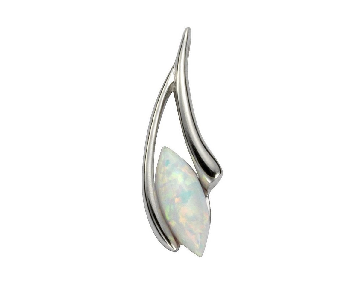 Vivance Kettenanhänger 925/- Sterling Silber rhodiniert Opal von Vivance