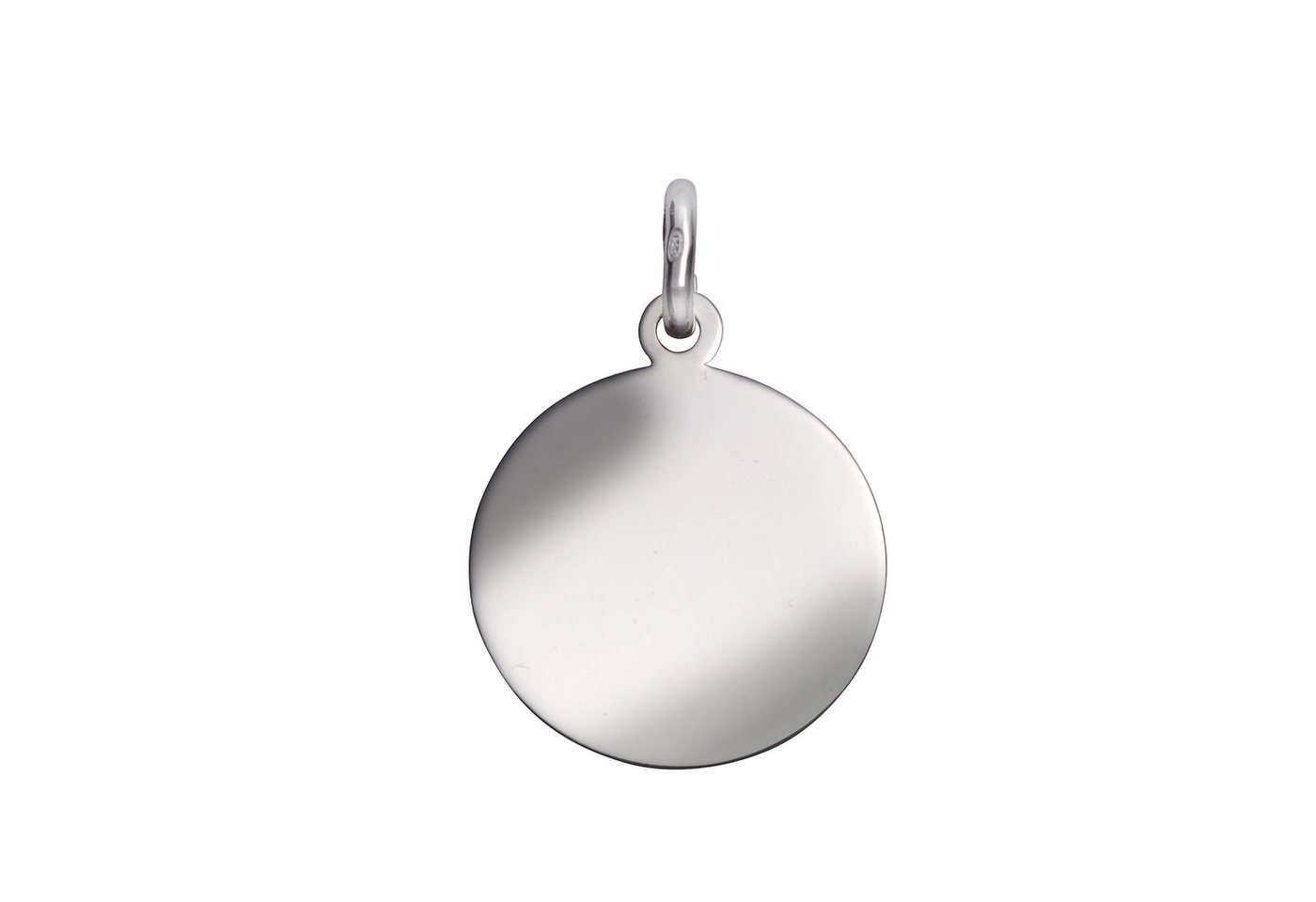 Vivance Kettenanhänger 925/- Sterling Silber rhodiniert Silberplatte 22mm von Vivance