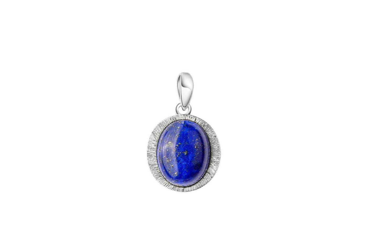 Vivance Kettenanhänger 925-Sterling Silber rhodiniert Lapislazuli von Vivance