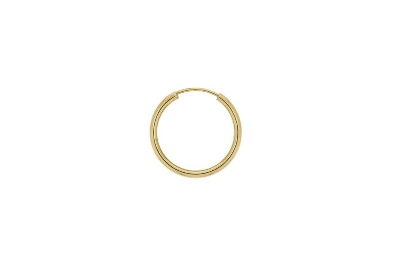 Vivance Paar Creolen 585/- Gelbgold glanz 20 mm von Vivance