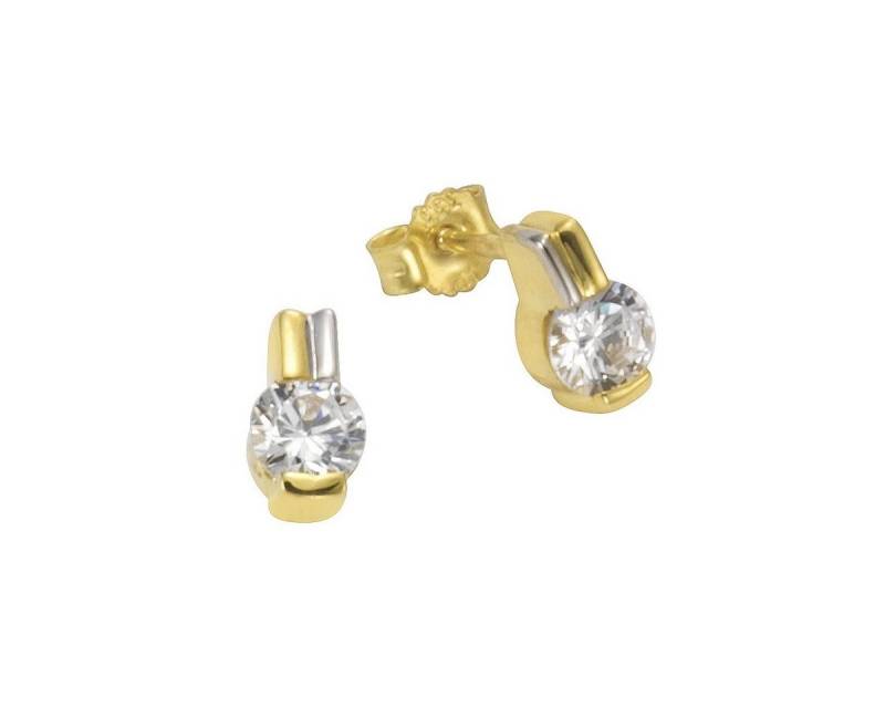 Vivance Paar Ohrstecker 333/- Gelbgold Zirkonia von Vivance