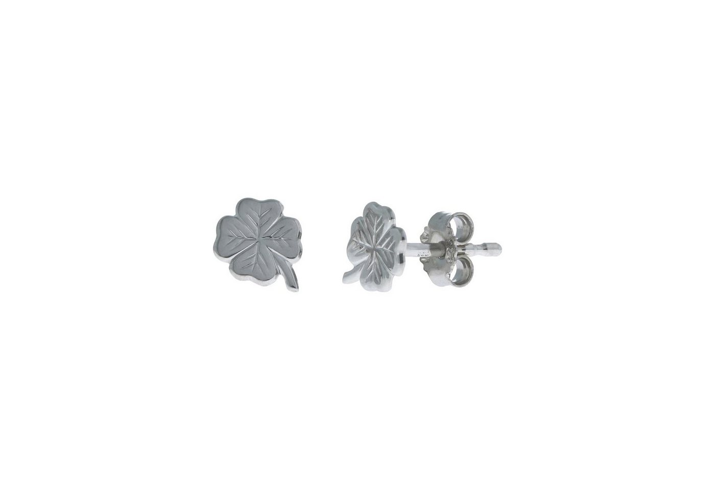 Vivance Paar Ohrstecker 925/- Sterling Silber Kleeblatt von Vivance