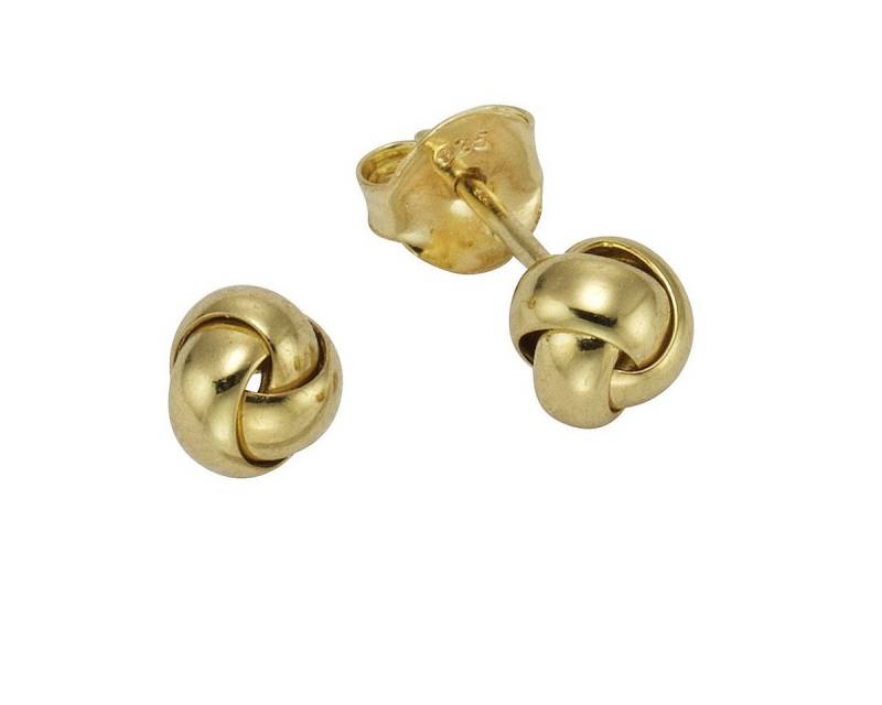 Vivance Paar Ohrstecker 925 Silber vergoldet Knoten von Vivance