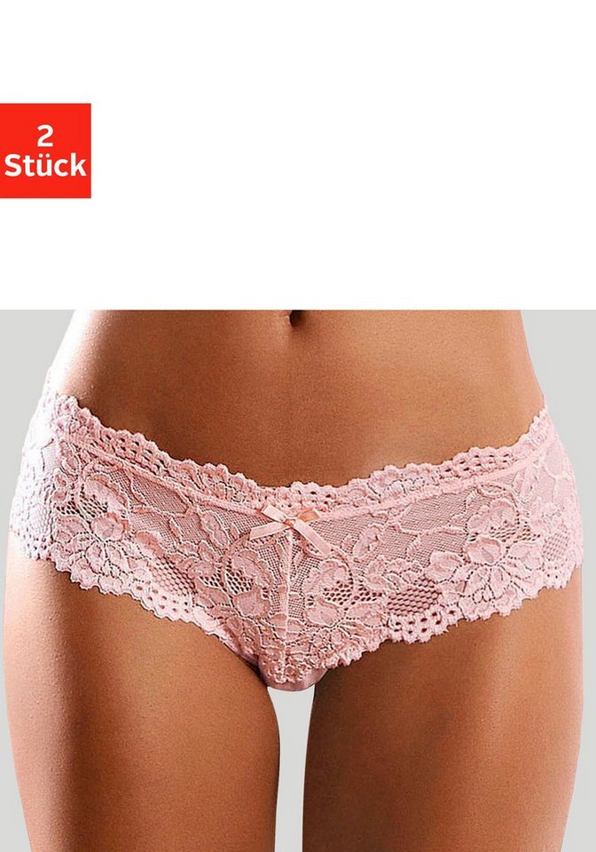 Vivance Panty (Packung, 2 Stück) aus elastischer Spitze, sexy Dessous von Vivance