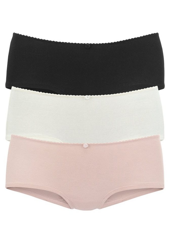 Vivance Panty (Packung, 3-St) mit zartem Röschen vorn von Vivance