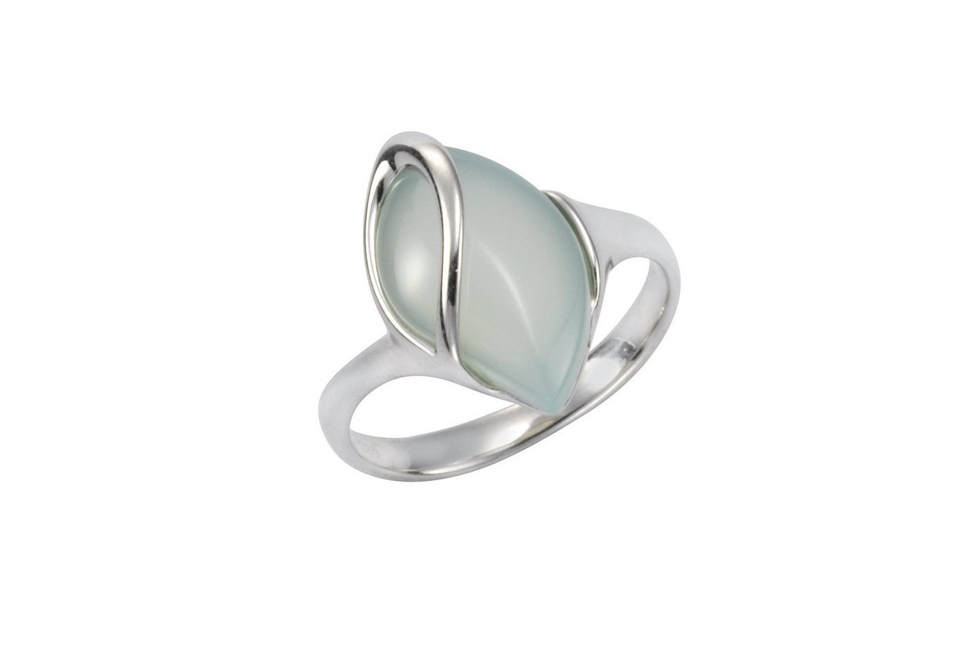 Vivance Fingerring 925/- Sterling Silber Aqua Achat von Vivance