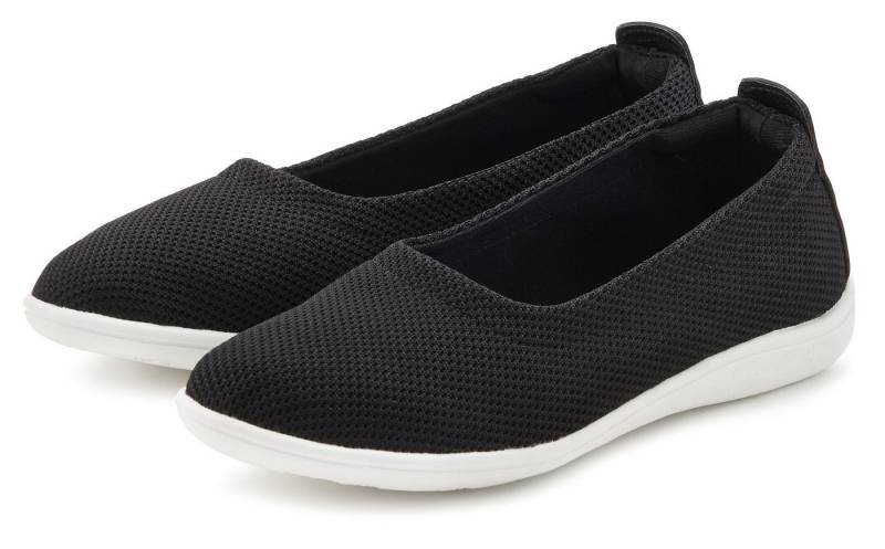 Vivance Slipper, Ballerina in leichter Mesh-Optik zum Reinschlüpfen VEGAN von Vivance