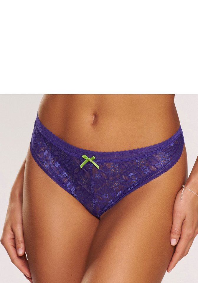 Vivance String Madita aus hübscher Spitze mit „LOVE“-Schriftzug und feinem Mesh von Vivance