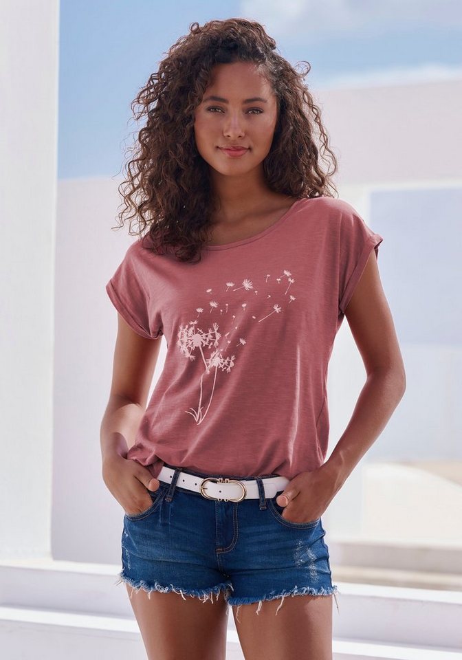 Vivance T-Shirt (1-tlg) mit Frontdruck Pusteblume"" von Vivance