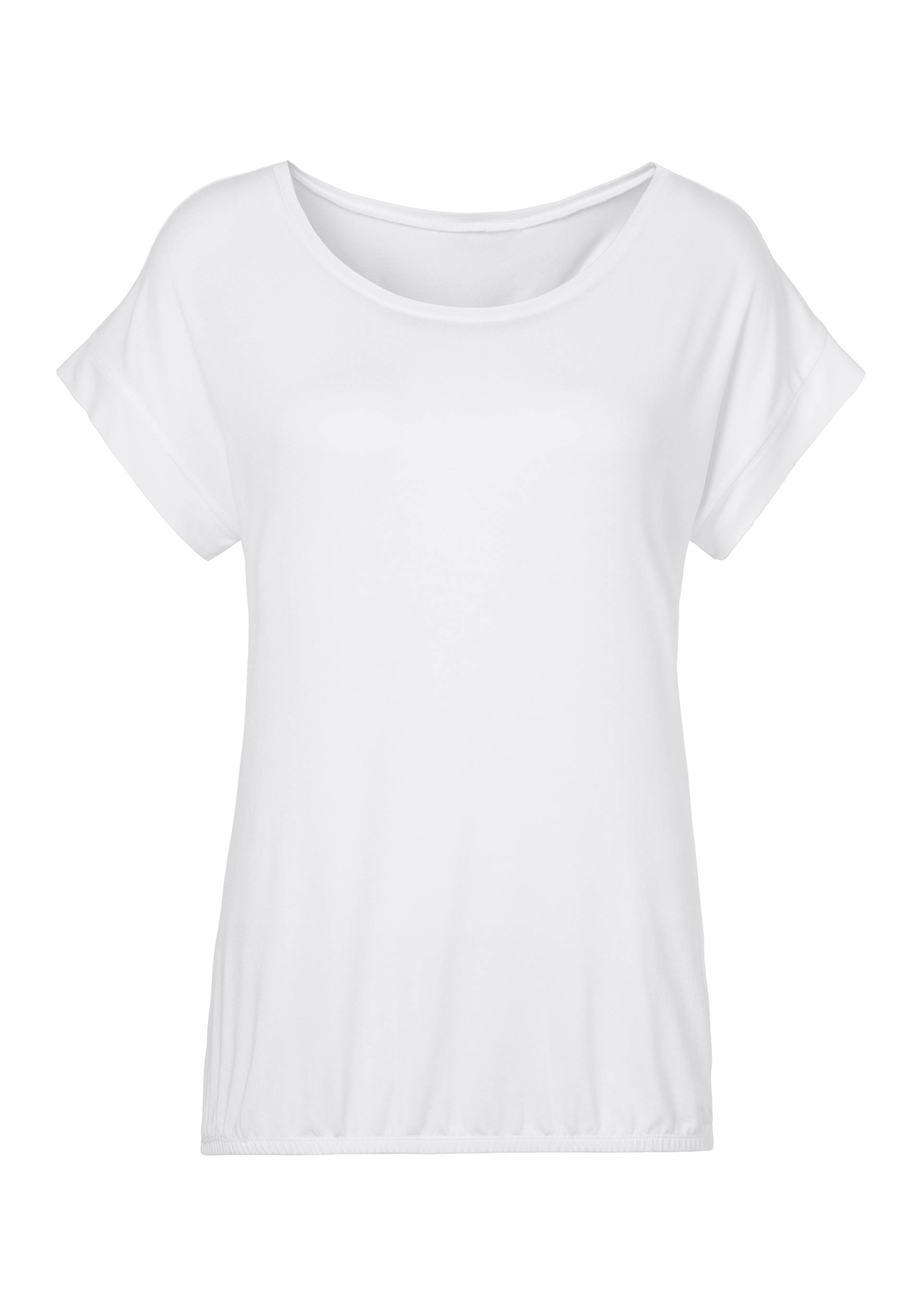 Vivance T-Shirt, mit elastischem Saumabschluss von Vivance
