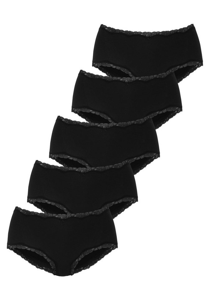 Vivance Taillenslip (5er-Pack) aus elastischer Baumwolle von Vivance