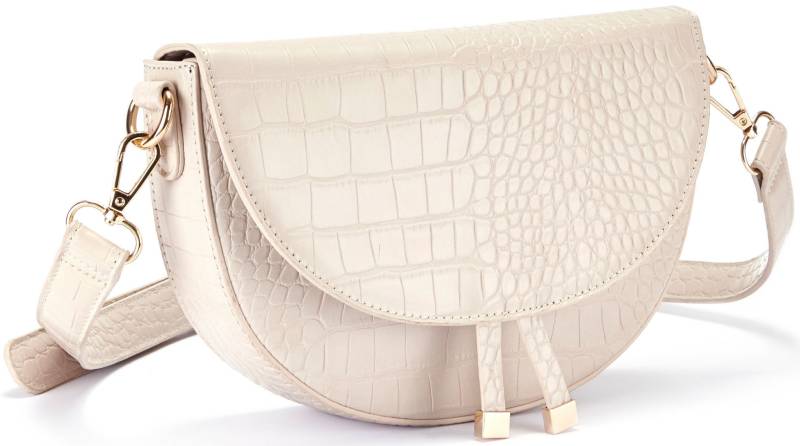 Vivance Umhängetasche "Minibag" in Kroko-Optik, Schultertasche, Handtasche, Crossbody Bag VEGAN von Vivance