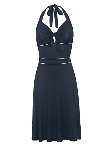 Vive Maria Big Sea Holderneck Damen Kleid Dunkelblau, Größe:XXL von Vive Maria