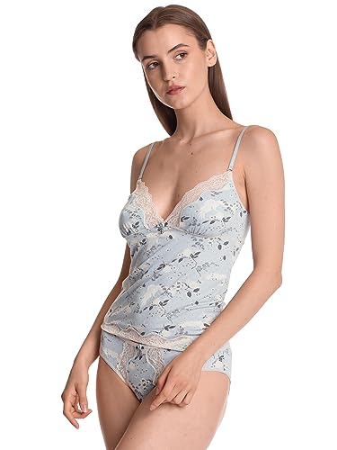 Vive Maria Blue Dawn Damen Wäscheset: Top mit Slip blau Allover, Größe:M von Vive Maria