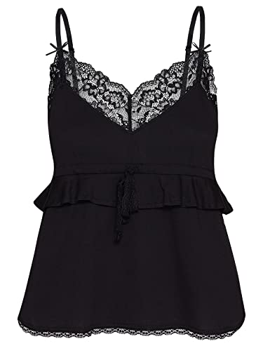 Vive Maria Chez Colette Lace Damen Trägertop schwarz, Größe:XL von Vive Maria