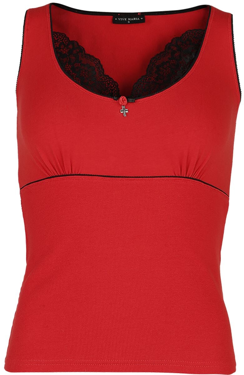 Vive Maria Coquette Top Top rot in M von Vive Maria