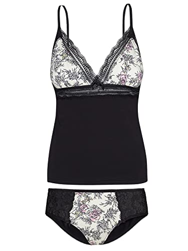 Vive Maria English Love Damen Wäscheset Creme Allover/schwarz, Größe:XS von Vive Maria