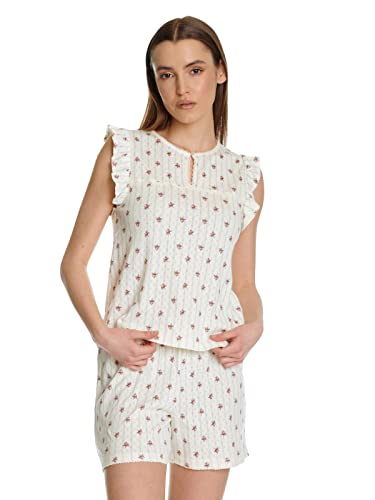 Vive Maria Fleur De Nuit Damen Pyjama Creme/Allover, Größe:L von Vive Maria