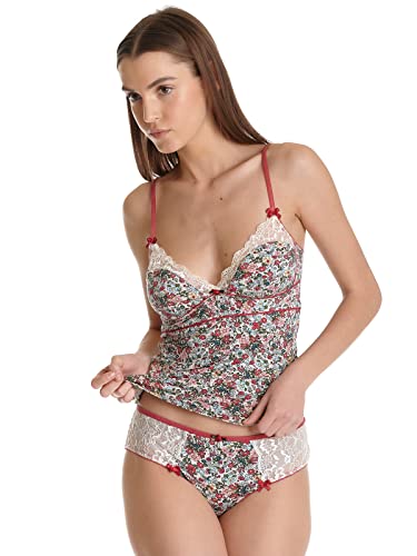 Vive Maria French Flower Damen Wäscheset: Top mit Panty Creme/Allover, Größe:XL von Vive Maria