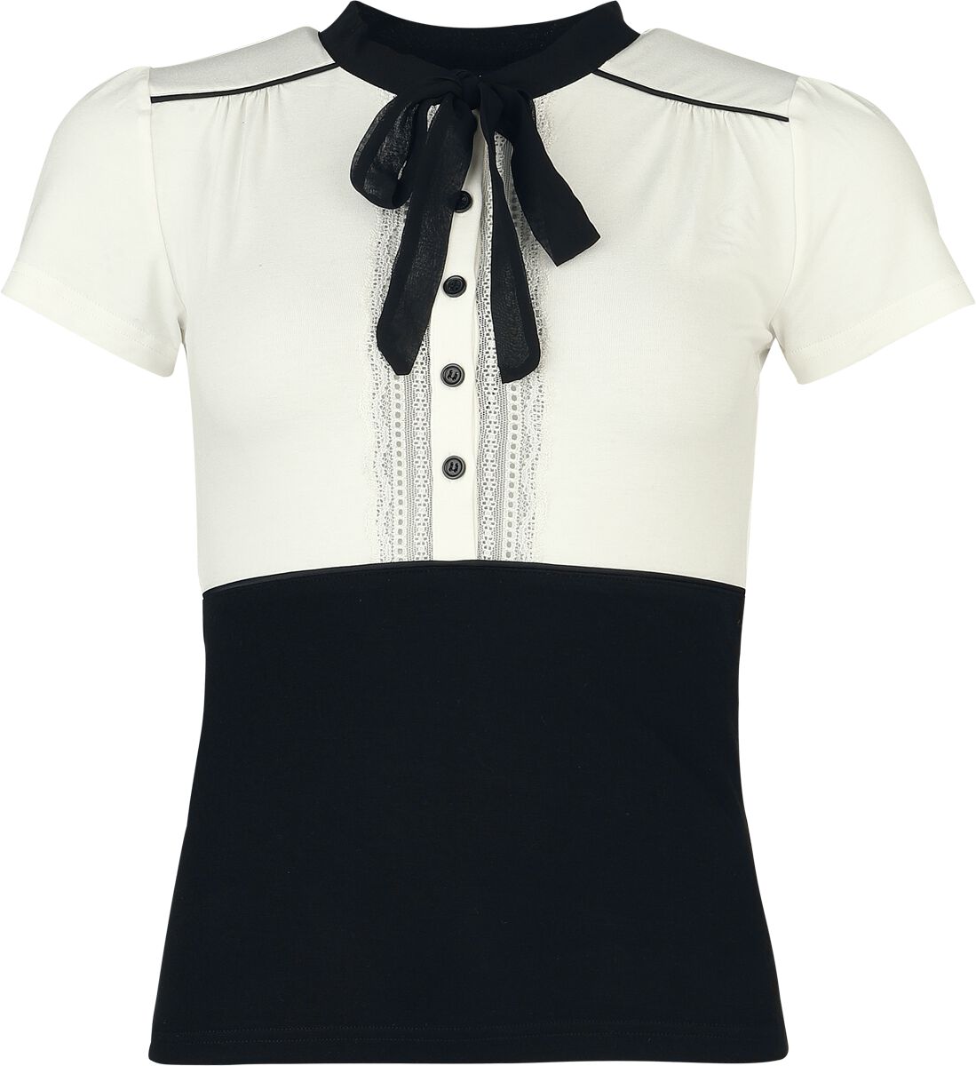 Vive Maria French Love T-Shirt schwarz altweiß in XL von Vive Maria