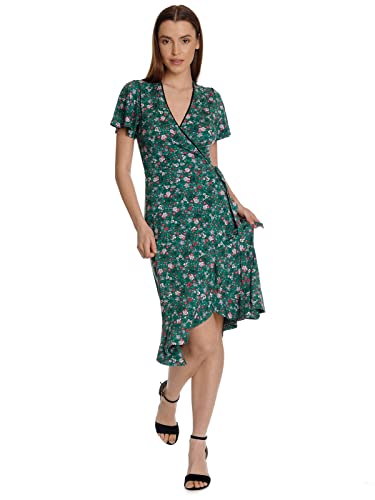 Vive Maria Garden of Eden Damen Wickelkleid grün Allover, Größe:L von Vive Maria