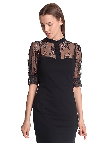 Vive Maria Gothic Love Damen Spitzenkleid schwarz, Größe:XL von Vive Maria