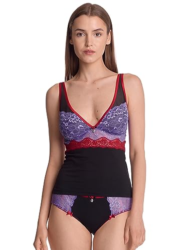 Vive Maria Lavender Kiss Damen Wäscheset: Top mit Panty Lilac/Black, Größe:S von Vive Maria