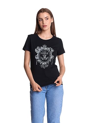 Vive Maria Maria's Baroque Damen T-Shirt, Farben:Schwarz, Größe:L von Vive Maria