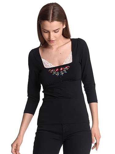 Vive Maria Meadow Love Damen Langarmshirt schwarz, Größe:L von Vive Maria