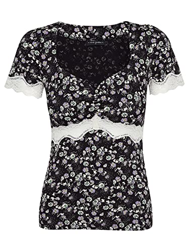 Vive Maria Midnight Flower Damen T-Shirt schwarz Allover, Größe:XL von Vive Maria