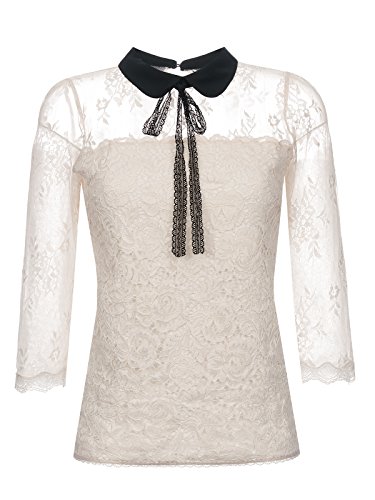 Vive Maria Neo Victorian Shirt Creme, Größe:M von Vive Maria