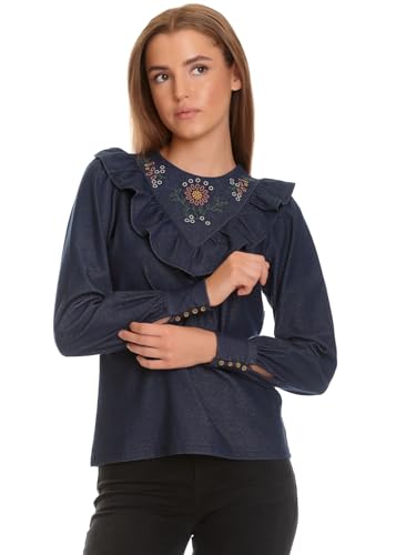 Vive Maria Nevada Denim Damen Shirtbluse blau, Größe:L von Vive Maria